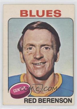 1975-76 O-Pee-Chee - [Base] #22 - Red Berenson