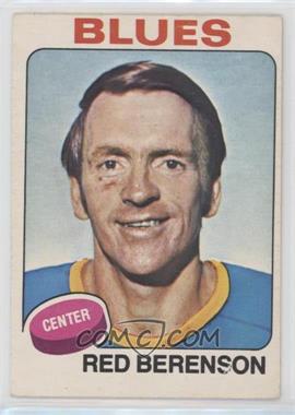 1975-76 O-Pee-Chee - [Base] #22 - Red Berenson