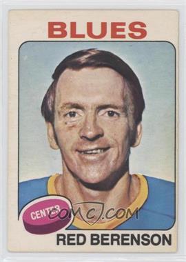 1975-76 O-Pee-Chee - [Base] #22 - Red Berenson