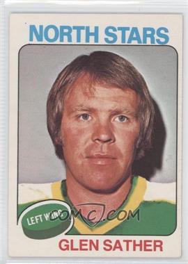 1975-76 O-Pee-Chee - [Base] #222 - Glen Sather