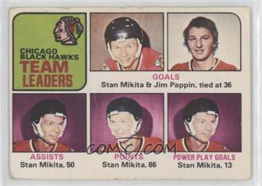 1975-76 O-Pee-Chee - [Base] #317 - Stan Mikita, Jim Pappin [Poor to Fair]