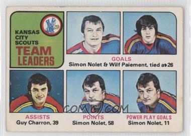 1975-76 O-Pee-Chee - [Base] #319 - Simon Nolet, Wilf Paiement, Guy Charron [Good to VG‑EX]