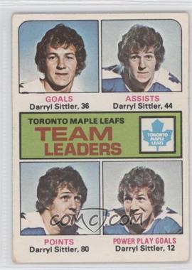 1975-76 O-Pee-Chee - [Base] #328 - Darryl Sittler