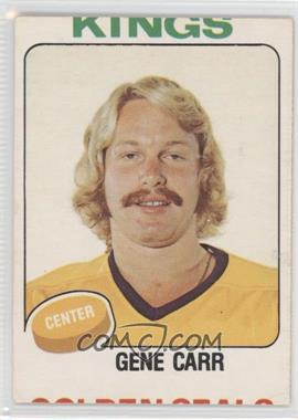 1975-76 O-Pee-Chee - [Base] #343 - Gene Carr
