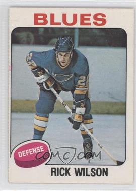 1975-76 O-Pee-Chee - [Base] #356 - Rick Wilson