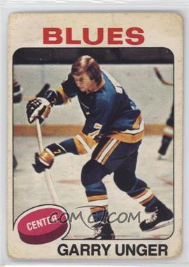 1975-76 O-Pee-Chee - [Base] #40 - Garry Unger [COMC RCR Poor]