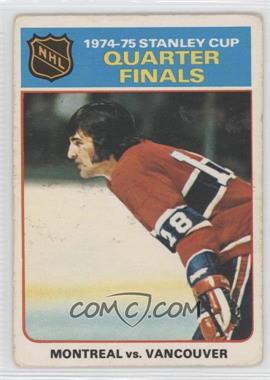 1975-76 O-Pee-Chee - [Base] #5 - 1974-75 Stanley Cup Quarter Finals [Good to VG‑EX]