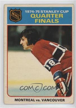 1975-76 O-Pee-Chee - [Base] #5 - 1974-75 Stanley Cup Quarter Finals [Good to VG‑EX]