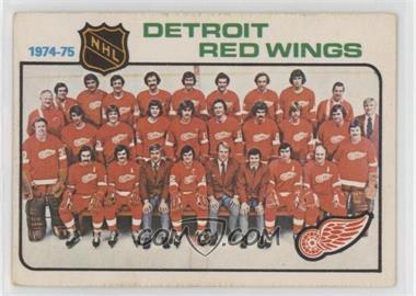 1975-76 O-Pee-Chee - [Base] #87 - Detroit Red Wings Team