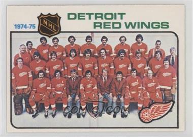 1975-76 O-Pee-Chee - [Base] #87 - Detroit Red Wings Team