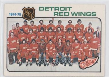 1975-76 O-Pee-Chee - [Base] #87 - Detroit Red Wings Team