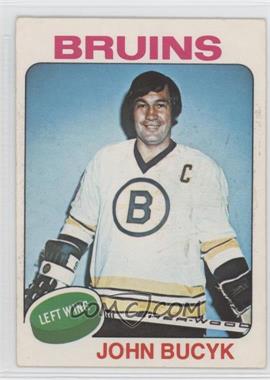 1975-76 O-Pee-Chee - [Base] #9 - John Bucyk [Good to VG‑EX]