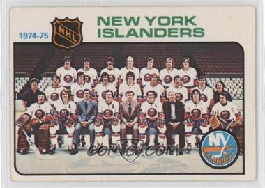 1975-76 O-Pee-Chee - [Base] #92 - New York Islanders Team [Good to VG‑EX]