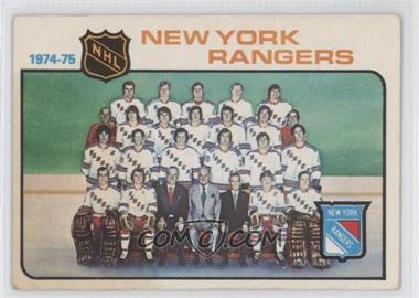 1975-76 O-Pee-Chee - [Base] #94 - New York Rangers Team