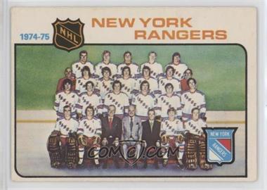 1975-76 O-Pee-Chee - [Base] #94 - New York Rangers Team