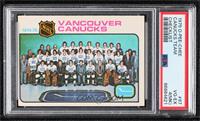 Vancouver Canucks Team [PSA 4 VG‑EX]