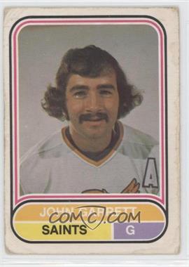 1975-76 O-Pee-Chee WHA - [Base] #12 - John Garrett [Good to VG‑EX]