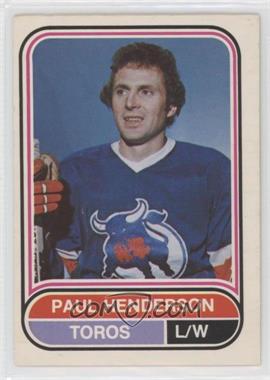 1975-76 O-Pee-Chee WHA - [Base] #42 - Paul Henderson