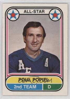 1975-76 O-Pee-Chee WHA - [Base] #68 - Poul Popiel