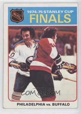 1975-76 Topps - [Base] #1 - 1974-75 Stanley Cup Finals [Good to VG‑EX]