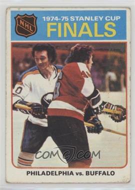 1975-76 Topps - [Base] #1 - 1974-75 Stanley Cup Finals [Good to VG‑EX]