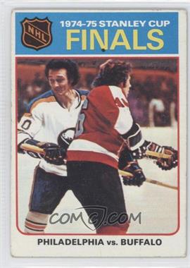 1975-76 Topps - [Base] #1 - 1974-75 Stanley Cup Finals [Good to VG‑EX]