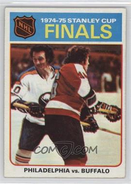 1975-76 Topps - [Base] #1 - 1974-75 Stanley Cup Finals [Good to VG‑EX]