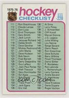 Checklist - Cards 111-220