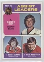 League Leaders - Bobby Clarke, Bobby Orr, Pete Mahovlich