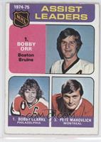 League Leaders - Bobby Clarke, Bobby Orr, Pete Mahovlich