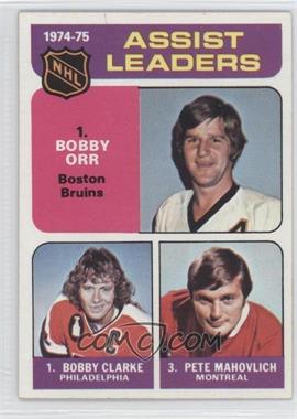 1975-76 Topps - [Base] #209 - League Leaders - Bobby Clarke, Bobby Orr, Pete Mahovlich