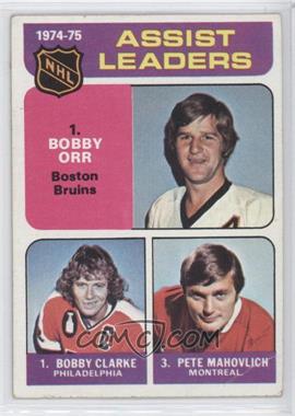 1975-76 Topps - [Base] #209 - League Leaders - Bobby Clarke, Bobby Orr, Pete Mahovlich