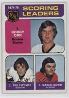 League Leaders - Phil Esposito, Marcel Dionne, Bobby Orr