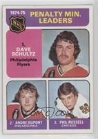 League Leaders - Dave Schultz, Andre Dupont, Phil Russell