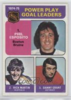League Leaders - Phil Esposito, Rick Martin, Danny Grant [Good to VG&…