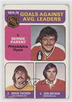 League Leaders - Bernie Parent, Rogie Vachon, Ken Dryden [Good to VG&…