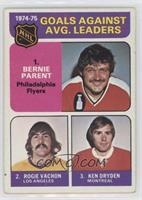 League Leaders - Bernie Parent, Rogie Vachon, Ken Dryden