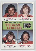 Team Leaders - Reggie Leach, Bobby Clarke