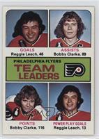 Team Leaders - Reggie Leach, Bobby Clarke