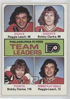 Team Leaders - Reggie Leach, Bobby Clarke