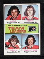 Team Leaders - Reggie Leach, Bobby Clarke