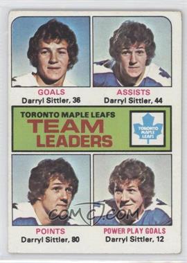 1975-76 Topps - [Base] #328 - Team Leaders - Darryl Sittler [Good to VG‑EX]