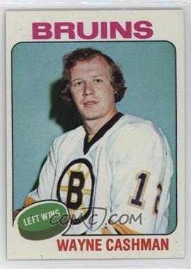 1975-76 Topps - [Base] #63 - Wayne Cashman