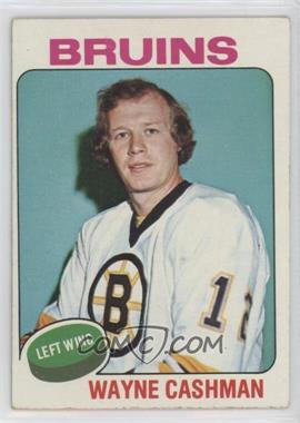 1975-76 Topps - [Base] #63 - Wayne Cashman