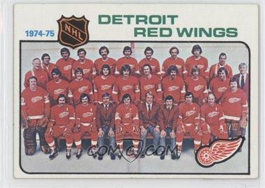 1975-76 Topps - [Base] #87 - Team Checklist - Detroit Red Wings Team