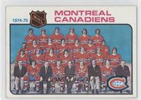 Team Checklist - Montreal Canadiens Team [Poor to Fair]