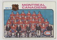 Team Checklist - Montreal Canadiens Team [Good to VG‑EX]