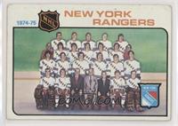 Team Checklist - New York Rangers Team [Good to VG‑EX]