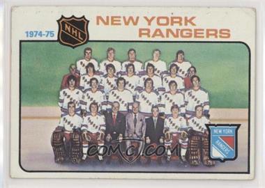 1975-76 Topps - [Base] #94 - Team Checklist - New York Rangers Team [Good to VG‑EX]