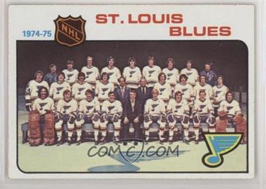 1975-76 Topps - [Base] #96 - Team Checklist - St. Louis Blues Team [Good to VG‑EX]